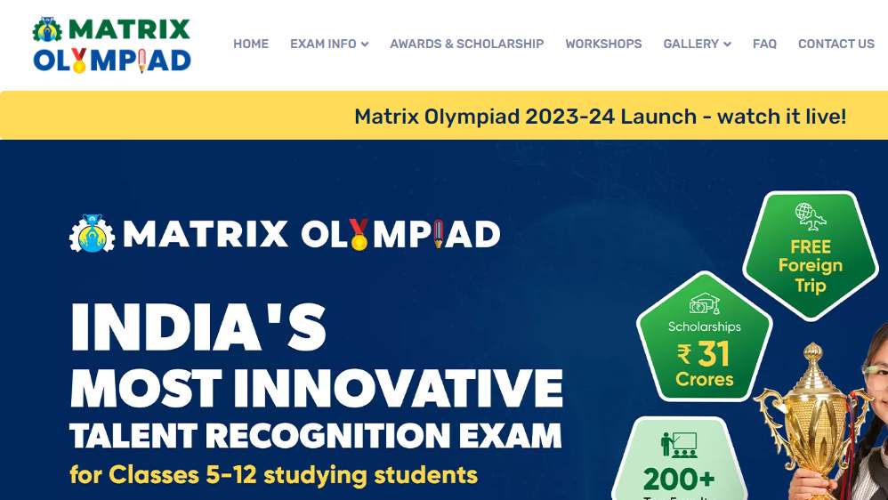 Matrix Olympiad Stage 1 Admit Card 2023
