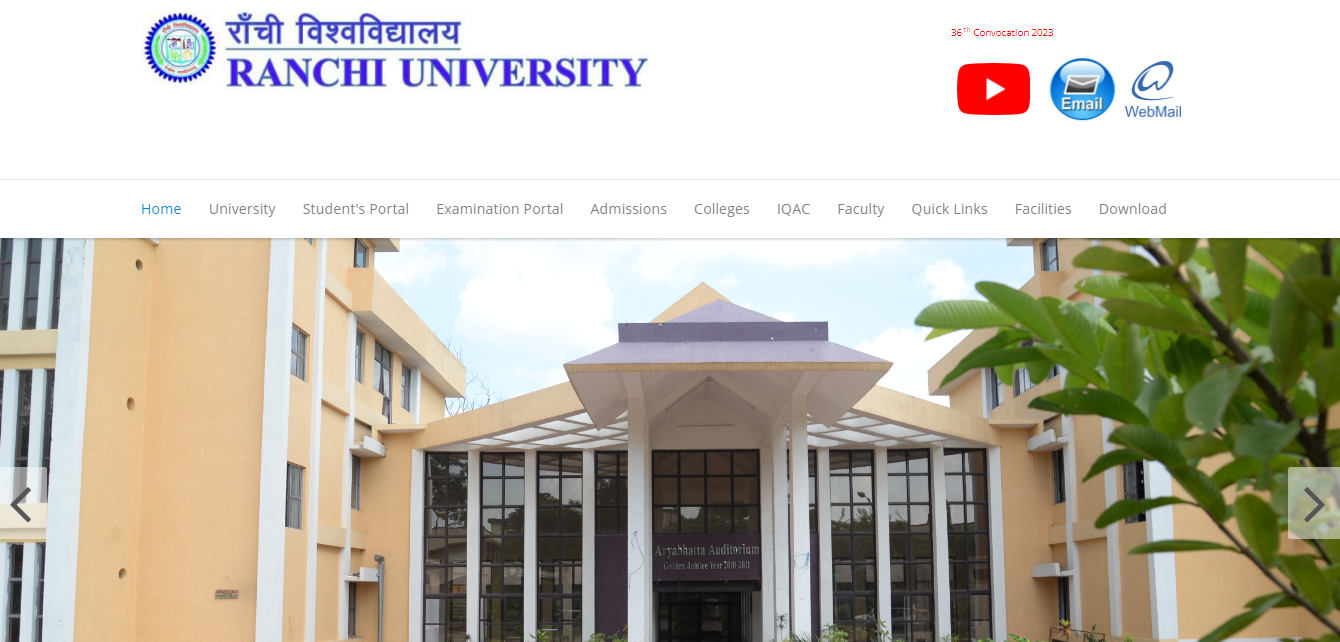 Ranchi University B.Ed Result 2023