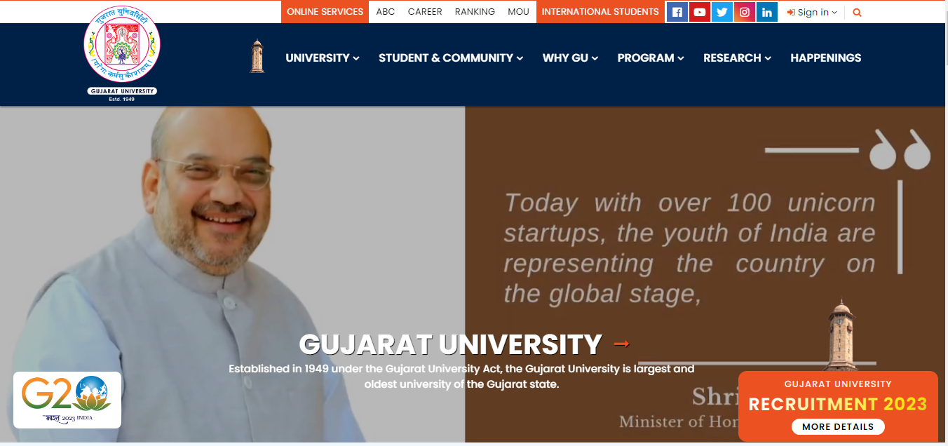 Gujarat University B.Com Sem 6 Result 2023