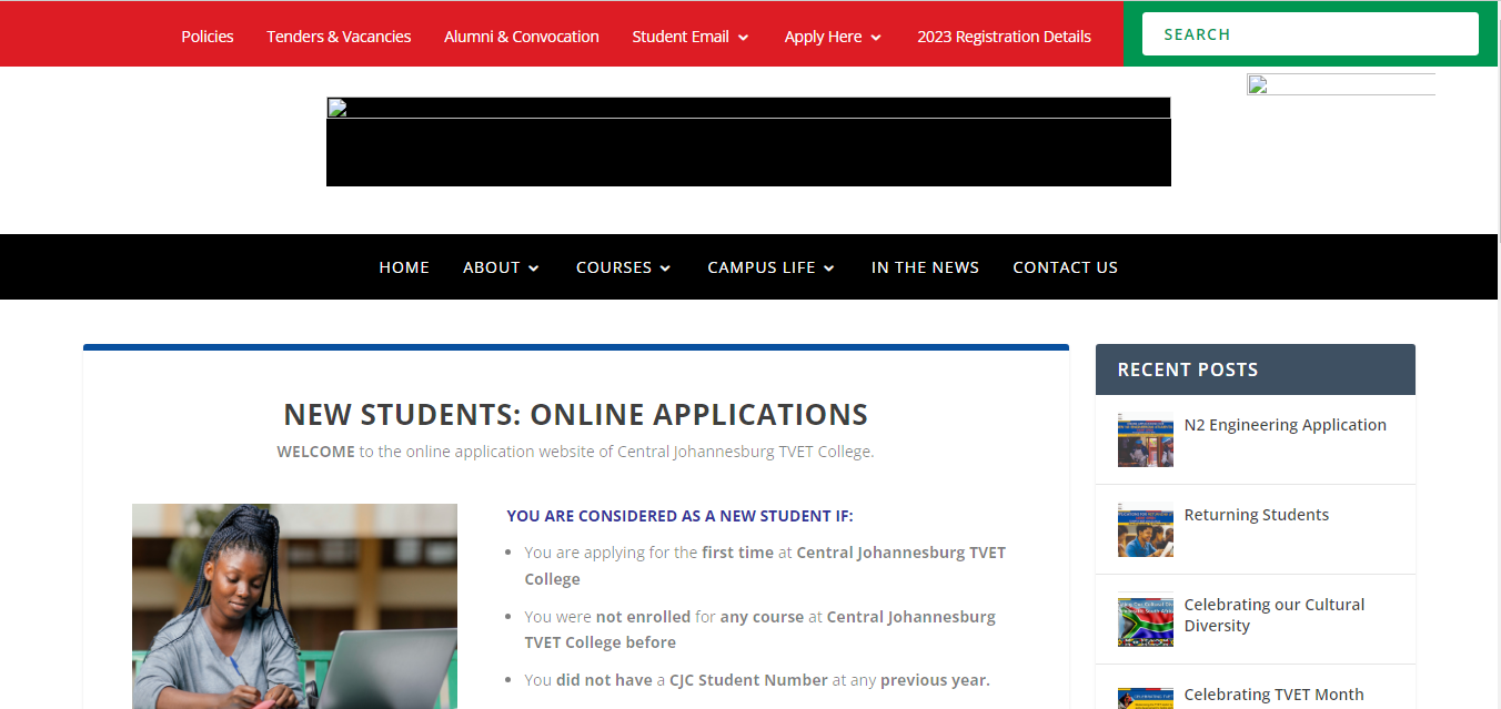 Central Johannesburg College Online Application For 2024