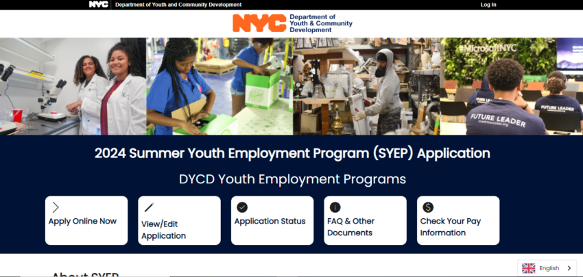 Youth Employment Program SYEP Application 2024   118 850x405 