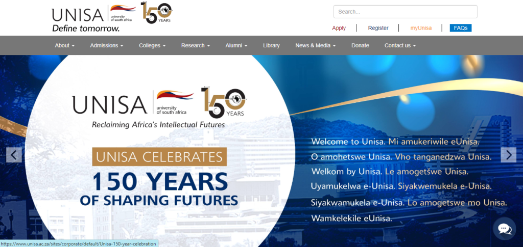 www.unisa.ac.za Online Application 2024