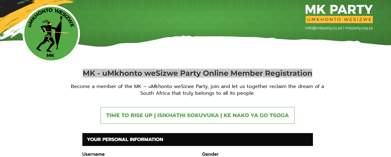 MK Party Membership Registration Online Application 2024 - MK ...