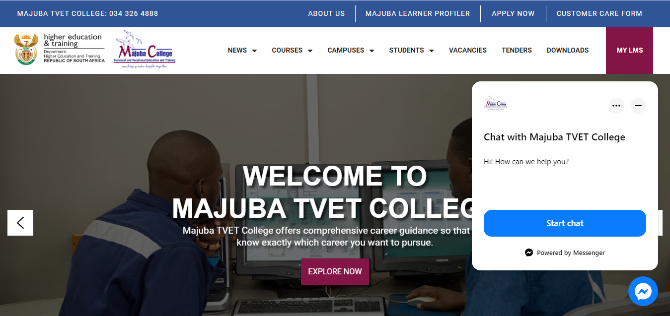 Majuba TVET College Online Application For 2024 Check