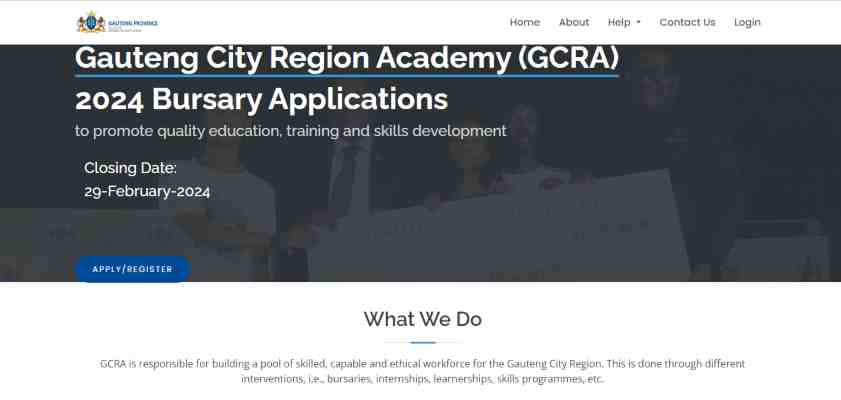 GCRA Bursary Application 2024