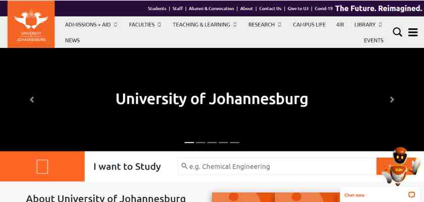 University of Johannesburg 2024