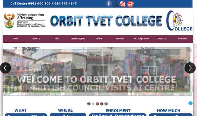 Orbit TVET College Online Application 2024