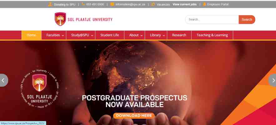 Sol Plaatje University Fees Payment Options 2025/2026