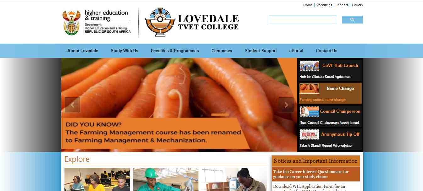 Lovedale TVET College Opens 2024