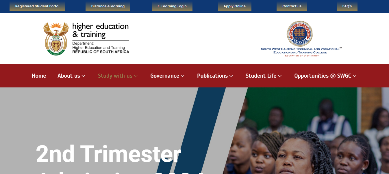 South West Gauteng College Online Application 2024