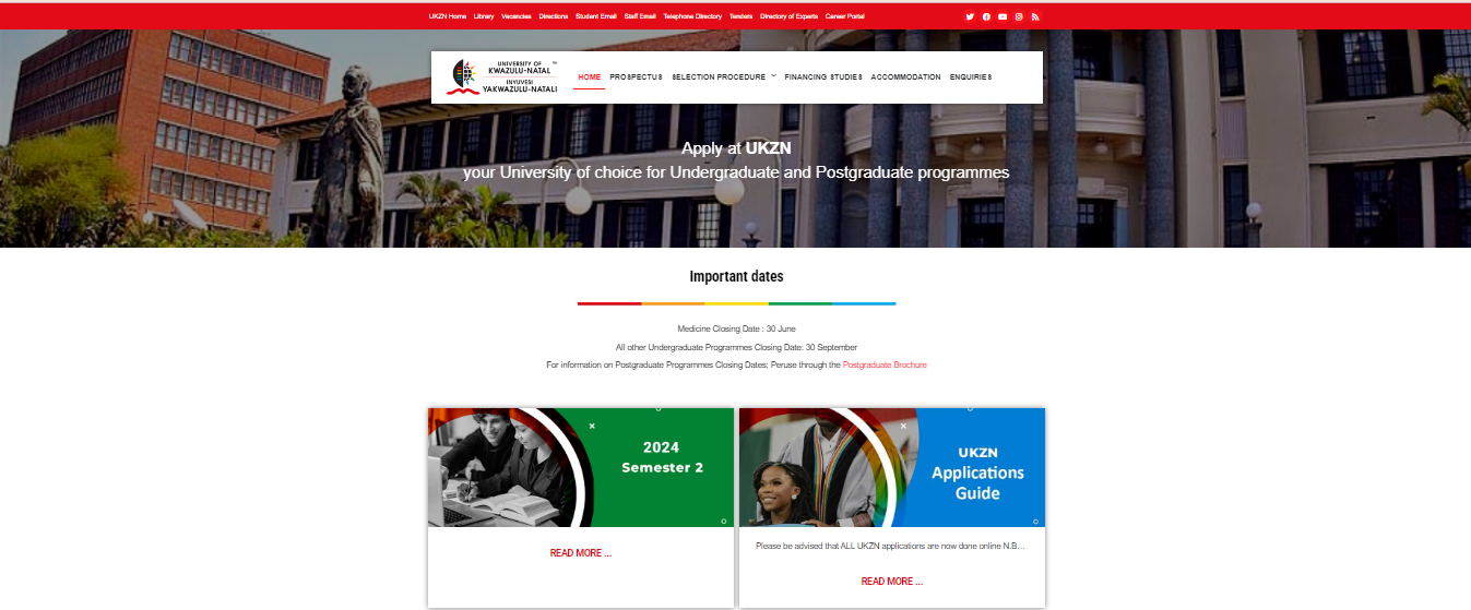 Ukzn Online Application