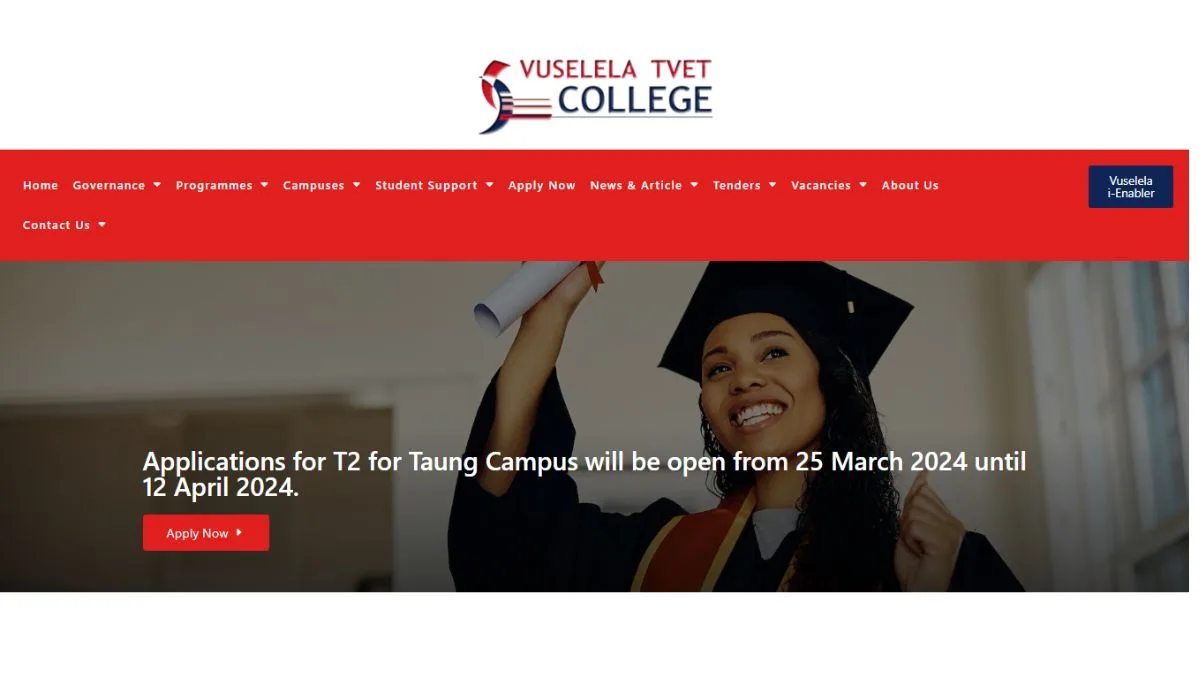 Vuselela TVET College Online Application 2024-2025