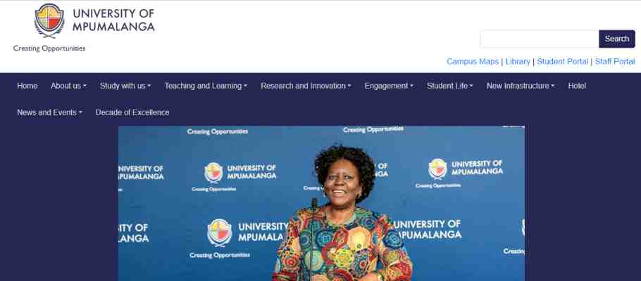 University of Mpumalanga Application For 2024-25