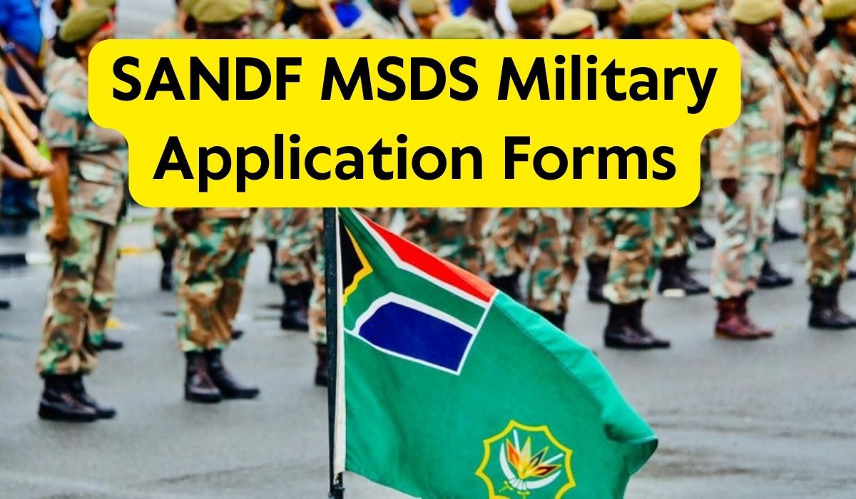 SANDF MSDS Military Application Forms