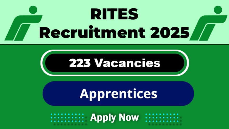 RITES Apprenticeship 2025: Apply Online