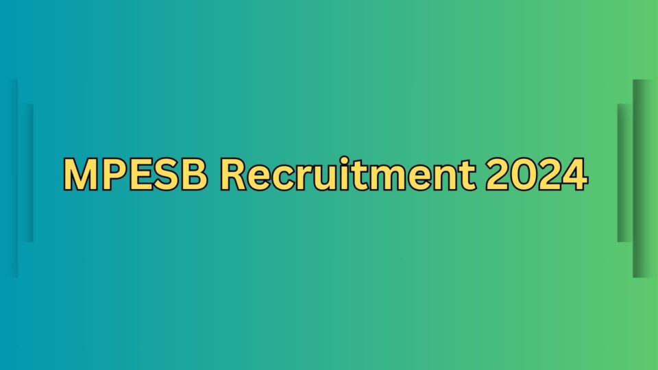 MPESB Recruitment 2024