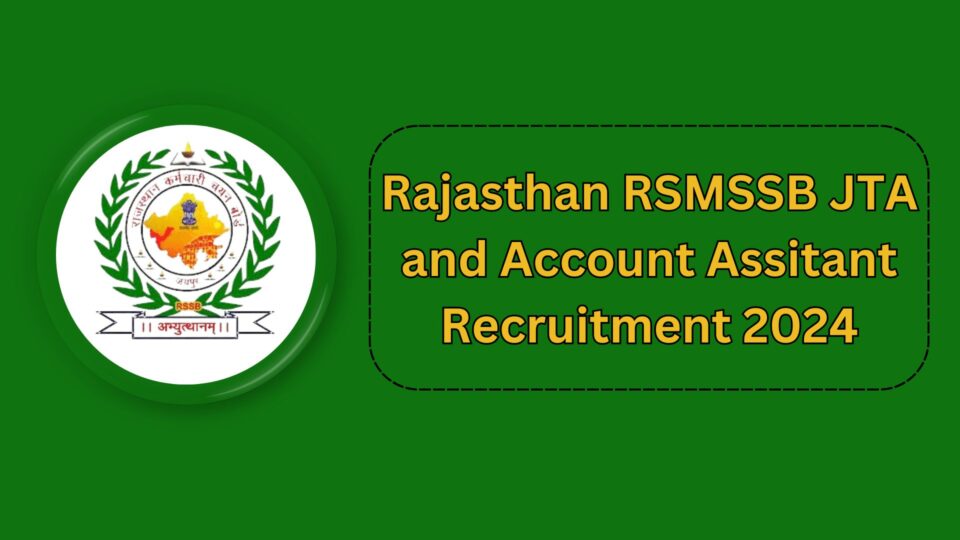 RSMSSB Jobs 2024